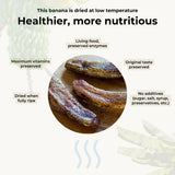 Banana Gros-Michel dried soft whole